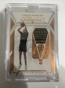 2023 Flawless Jordan Hawkins RC Laundry Tag Swatch 3 Diamonds 1/3 Pelicans FOTL - Picture 1 of 2