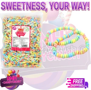 1-100 Candy Necklaces VEGETARIAN Sweets Retro Wedding Party Bags Treat Gifts - Picture 1 of 1