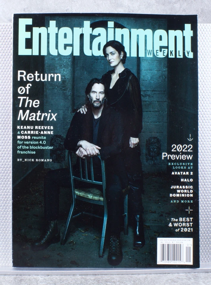 Entertainment Weekly Return of The Matrix January 2022  - Image 1 of 1