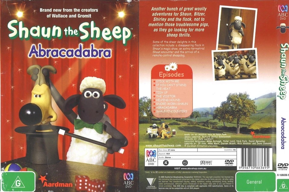 97D NEW SEALED DVD REGION 4 DIARY OF A WIMPY KID SHAUN THE SHEEP ABRACADABRA - Image 1 of 1