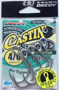 Angelhaken Für Künstlich SJ-5 Castin' Single Hooks Größe 1 Decoy 401187 Seefisch - Bild 1 von 2