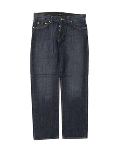 Pantalones de mezclilla rectos Hugo Boss Scout para hombre W34 L32 azul algodón DO48 - Imagen 1 de 4