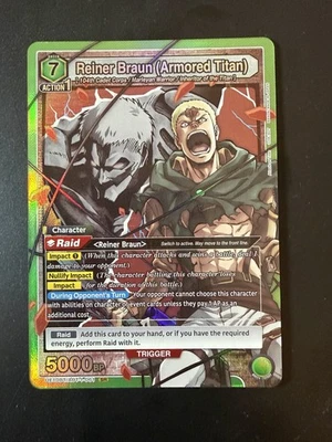 Attack on Titan Reiner Braun (Armored Titan) SR Union Arena - Image 1 of 2