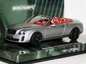 BENTLEY CONTINENTAL SUPERSPORTS 2010 GREY MINICHAMPS 436139970 1/43 - Picture 1 of 1