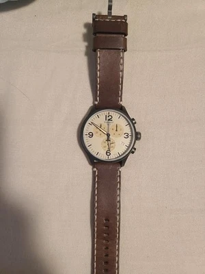 Tissot Chrono XL 42mm Classic Quartz Sapphire T116617A Leather Band - Image 1 of 3