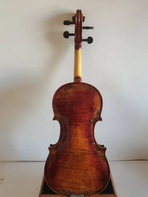 Master 4/4 violin Stradi model Solid flamed maple back spruce top K3501 - Image 1 of 4