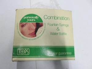 Vintage 1970s Douche Enema Rubber Bag Water England Made - Bild 1 von 10