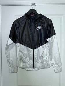 Nike Damen Windrunner Jacke Schwarz/Weiß Small Running Outdoor - Bild 1 von 11