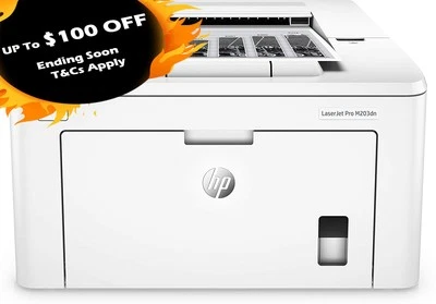 HP LaserJet Pro M203DN B&W Network Laser Printer+Duplexer CF230A #30A P/N:G3Q46A - image 1 of 2