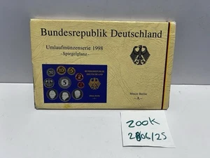 1998 Germany 10 Coin Proof Set Berlin Mint In OGP Mint Condition Rare Set - Picture 1 of 3