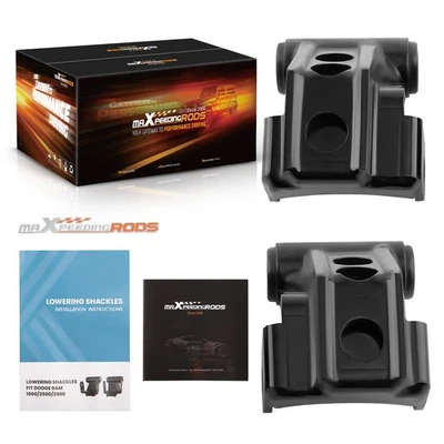 Grilletes reductores de caída de 2 pulgadas para Dodge Ram 1500 mega cabina 2500 3500 2003-2013 Foto 1 de 4