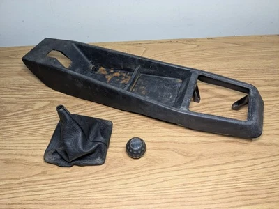 Volkswagen Mk1 Rabbit Early Center Console and Shift Knob-OEM 171863275D- PARTS - Image 1 of 4