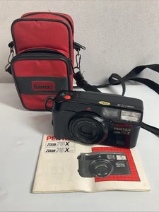 Pentax Zoom 70-X Point and Shoot 35mm Film Camera + Case - Part Tested - Picture 1 of 16