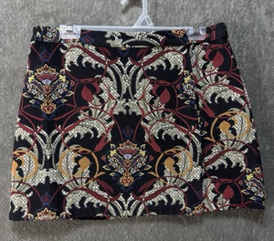 Minifalda Topshop Rambler Tapiz Estampado Floral Cintura Alta Línea A Patinador Talla 10 - Imagen 1 de 11