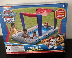 Paw Patrol Pool Patroller Deluxe Inflatable Pool, Above Ground Pool with Cano... - Picture 1 of 8