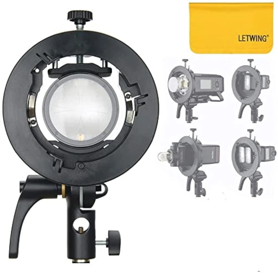 Soporte Speedlite S2 Soporte Tipo S Soporte de Montaje Bowens para V1 V1Pro V100 AD2... Foto 1 de 4