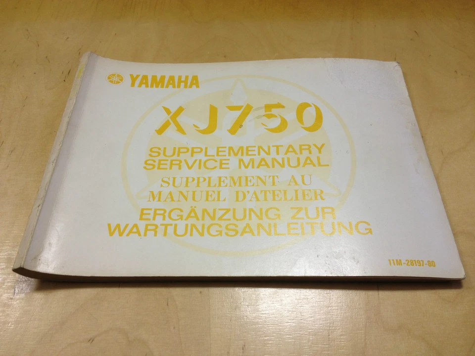 Manual de Taller / Complemento XJ 750 (11M) (1981) - Imagen 1 de 1