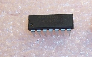 QTY (25) 74F38PC FAIRCHILD 14 PIN DIP QUAD 2-INPUT NAND BUFFER 74F38 NOS 1 TUBE - Picture 1 of 5