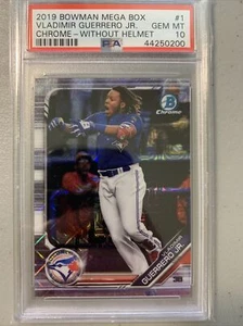 Vladimir Guerrero Jr 2019 Bowman Chrome Mega Box Without Helmet Variation PSA 10 - Picture 1 of 2