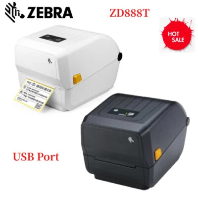 Zebra ZD888T 203DPI Thermal Barcode Sticker Label Printer Replace GK888T 2Colors - Image 1 of 4