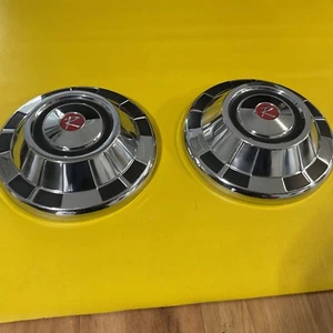 (2) 1960's Rambler Hubcap Wheelcover Dog dish NOS - Picture 1 of 5