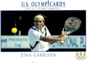 IMPEL 1992 US OLYMPICARDS USA OLYMPIC HOPEFUL WOMENS TENNIS #84 ZINA GARRISION - Picture 1 of 2