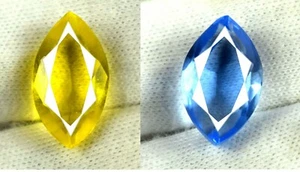 Marquise Kunzite & Topas Edelsteinpaar natürlich 12-14 Ct zertifiziert kostenloser Versand - Bild 1 von 4
