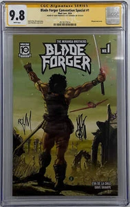 BLADE FORGER #1 | COVENTION SPECIAL | 2x SIGNED BY MIRANDA BROTHERS | CGC SS 9.8 - Picture 1 of 1