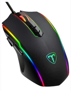VOLLION RGB Gaming Mouse Wired 7200 DPI | FREE DELIVERY - Picture 1 of 7