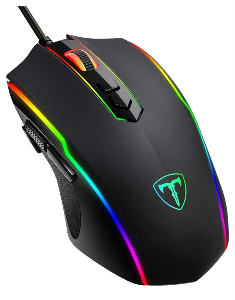 VOLLION RGB Gaming Mouse Wired 7200 DPI  | FREE DELIVERY  - Image 1 of 4