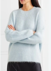 Neu Damen VINCE angerauter Strick Oversize Mohair/Alpaka Mischung Pullover Gr. L - Bild 1 von 8