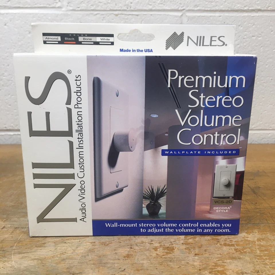 Niles Audio Premium Stereo VCS-2D Volume Control White