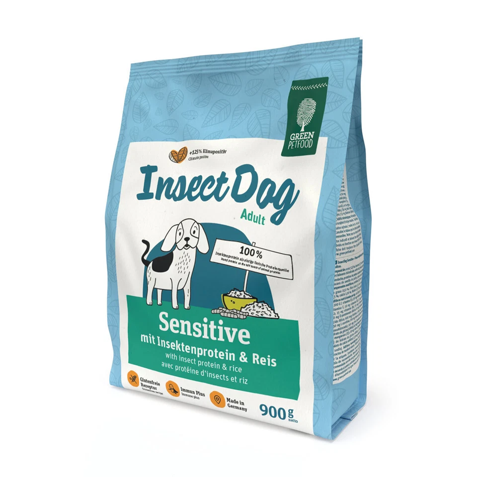 Green Petfood InsectDog Sensitive Trockenfutter Hundefutter | 900 g - Bild 1 von 1