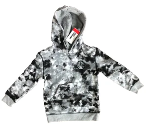 Epic Threads Boys Black Tie-Dye Hooded Sweatshirt Size 4T (A5) - Picture 1 of 2