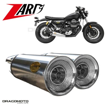 V9 ROAMER MOTO GUZZI 2016 2017 ZARD Exhaust BIG VERSION ZMG080S10SSO - Image 1 of 4