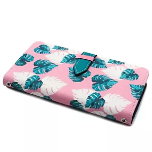 Premium Phone Wallet Case Apple iPhone Samsung Galaxy Monstera - Picture 1 of 11