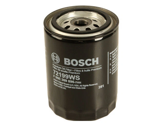 Bosch Workshop Oil Filter fits Audi A4 Quattro 1997-2005 1.8L 4 Cyl 86XRQR - Image 1 of 1