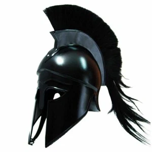300 Filme spartanischer Helm König Leonidas Troja Griechisch Antike Replik Kriegsspiel Kostüm - Bild 1 von 2