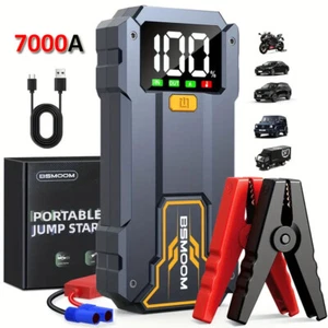 7000A Car Jump Starter Pack Power Bank LED LCD 12V Battery High Booster Charger - Picture 1 of 11