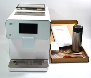 Refurbished Terra Kaffe TK-01 White Super Automatic Espresso Machine W/ Frother - Picture 1 of 24