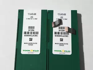 10 Stück) ToolFlo FLT 3L-HCB AC50C Top Notch Hartmetall 60° V Gewindeeinsätze NT 3L - Bild 1 von 5