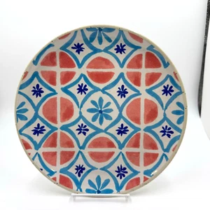 Better Homes & Gardens Coral Sabine Tile  Melamine Dinner Plate BPA Free 10.5 in - Picture 1 of 5