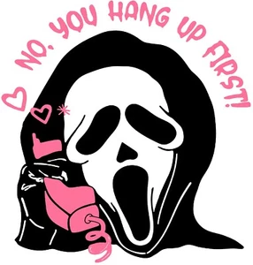 Scream No You Hang Up Iron On Transfer For T-Shirt + Light & Dark Fabrics #3 - Picture 1 of 4