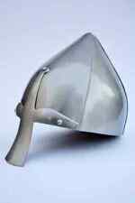 Replica Engraved helmet Viking Medieval Chrome cosplay larp SCA ICA Stylish Gift