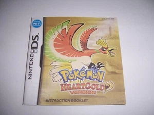 Instructions Booklet Manual for Pokemon HeartGold Nintendo DS Authentic - Picture 1 of 2