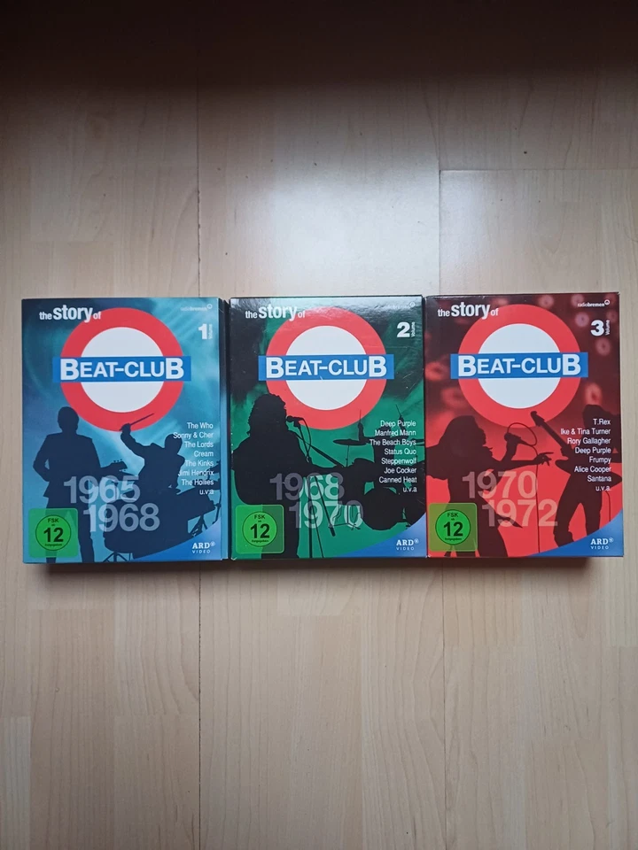 THE STORY OF - BEAT-CLUB - Vol. 1 , 2 , 3 - 3x BOX SET mit je 8 DVD - SEALED !!! - Bild 1 von 4