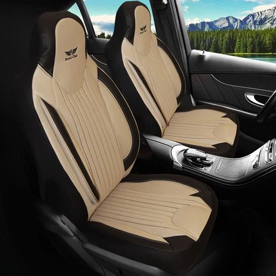 Fundas De Asiento Compatibles Con SsangYong Tivoli En Beige Y Negro Pilot 6.8 - Imagen 1 de 4