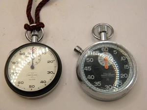Meylan Stoppuhr Nr. 208A Wind Up Swiss Made & Precise Synchroliner 1/5 370 - Bild 1 von 10