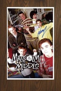 MALCOLM IN THE MIDDLE Signed Poster 11x17 with COA - Authentic Memorabilia - Picture 1 of 3