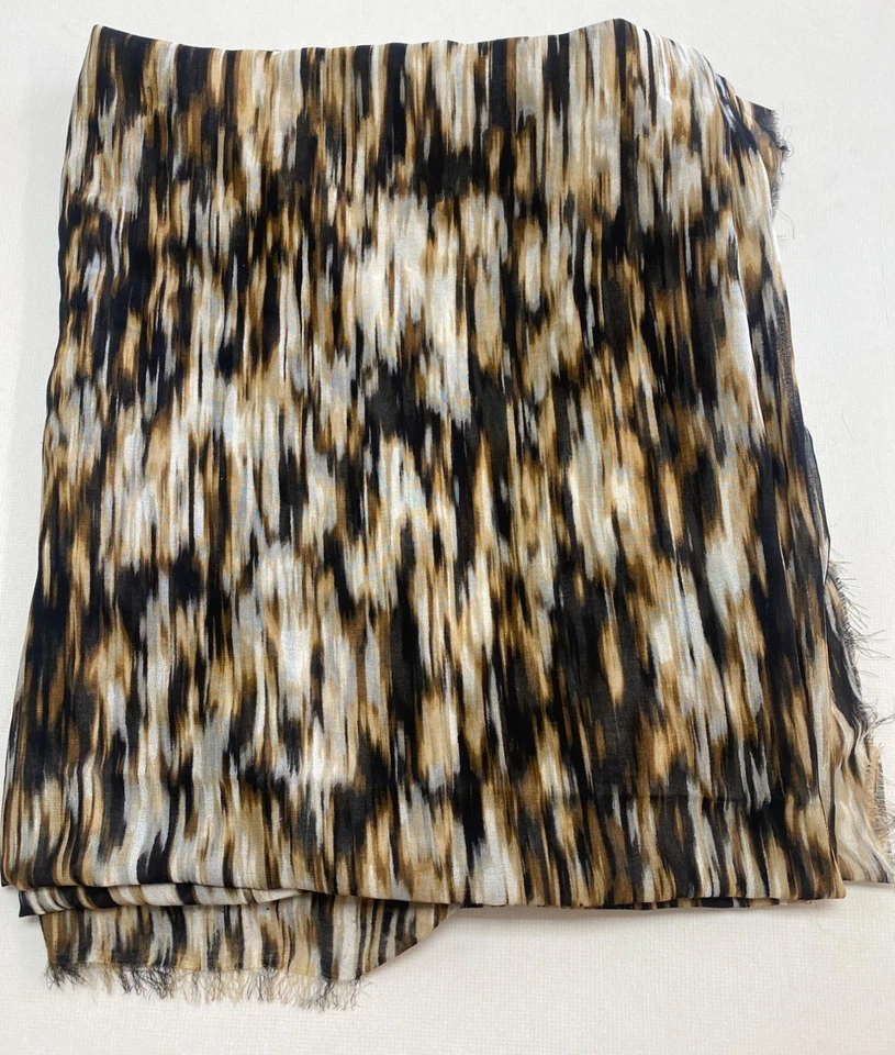 Tela Transparente Estampado Animal 60" W 100" L (2,8 yardas) Multicolor Marrón Foto 1 de 4